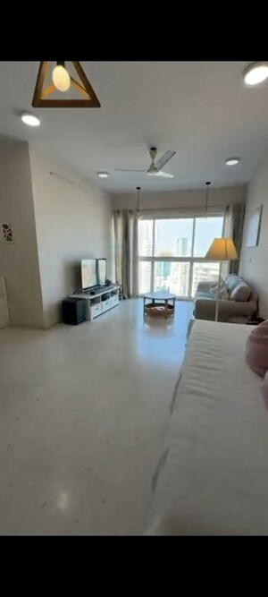 Living Room in 3 BHK Apartment at Runwal Elegante, Andheri West – for Rent