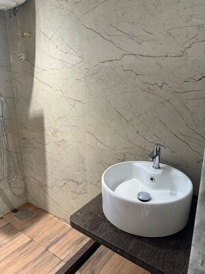 Bathroom in 2 BHK Apartment at Vasant Prakash CHS, Versova – for Rent