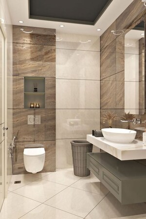 Bathroom in 3 BHK Villa at Kallekkad – for Sale