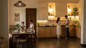 Kitchen in 3 BHK Villa at Gonikoppal – for Sale