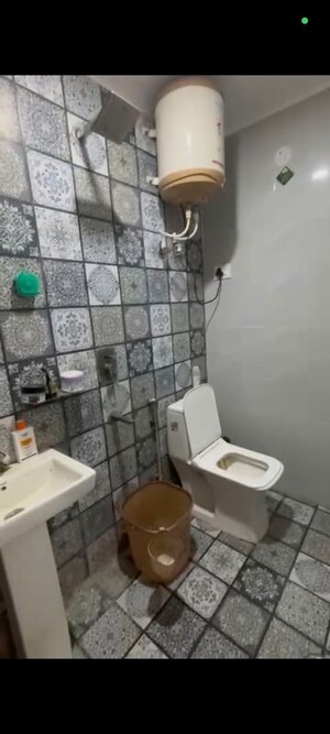 Bathroom in 2 BHK Builder Floor at Panchsheel Vihar – for Rent