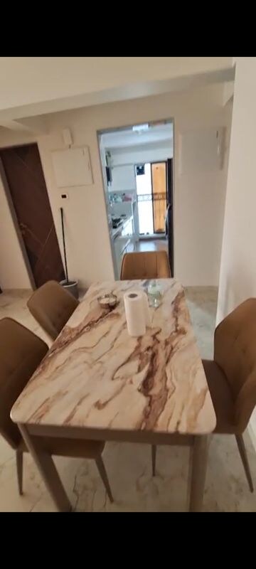 Bathroom in 2 BHK Apartment at Svarna Rosemary, Mahim West – for Rent