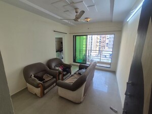Living Room in 1 BHK Apartment at Abhinandan Chs Kharghar, Kharghar Sector 18 – for Rent
