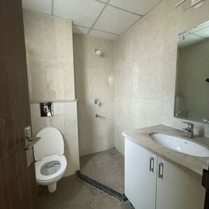 Bathroom in 3 BHK Builder Floor at BPTP Amstoria, Sector 102 – for Rent