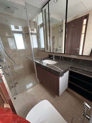 Bathroom in 3 BHK Builder Floor at Sector 55 – for Rent