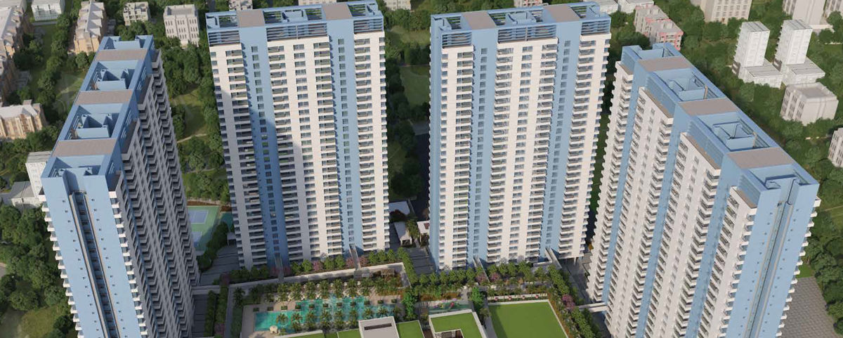 3 BHK 1100 Sq.Ft. Apartment in Kumar Parc Residences