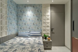 Staircase in 3 BHK Penthouse at Ratan Prestige, Kharadi – for Rent