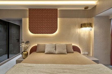 Living Room in 3 BHK Penthouse at Ratan Prestige, Kharadi – for Rent