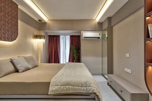 Bedroom in 3 BHK Penthouse at Ratan Prestige, Kharadi – for Rent