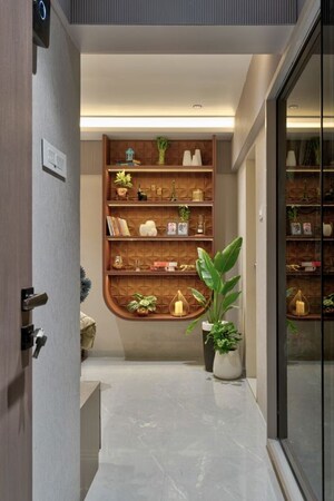 Living Room in 3 BHK Penthouse at Ratan Prestige, Kharadi – for Rent