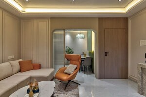 Living Room in 3 BHK Penthouse at Ratan Prestige, Kharadi – for Rent