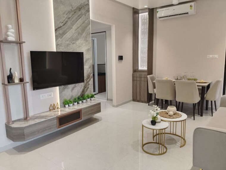 Living Room, kamdhenu-the-premia 3 Bedroom 1080 Sq.Ft. Apartment In Hadapsar Pune 10033945