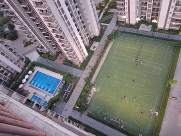 Balcony in 3 BHK Apartment at Adani M2K Oyster Grande, Sector 102 – for Rent