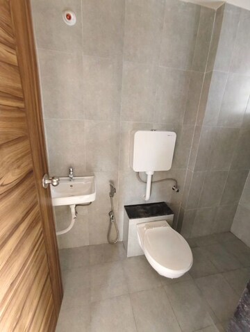 Bathroom in 1 BHK Apartment at K M Horizon Palms, Owale – for Rent