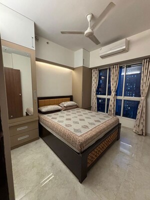 Master Bedroom in 2 BHK Apartment at Lodha Amara, Kolshet Road – for Rent