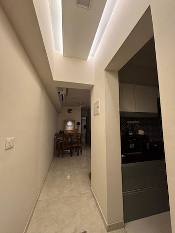 Building Lobby in 2 BHK Apartment at Lodha Amara, Kolshet Road – for Rent