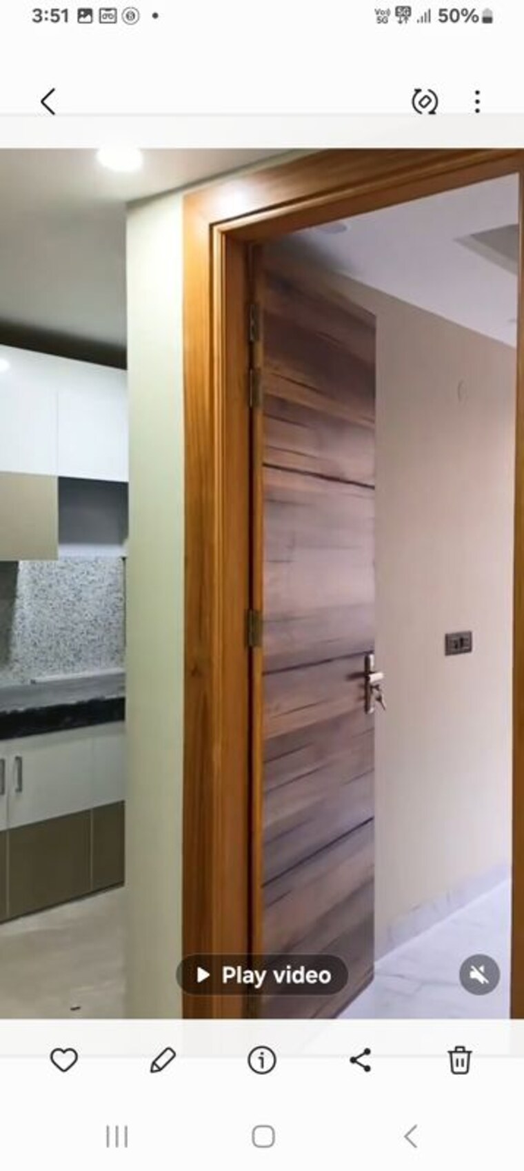 Kitchen, malviya nagar 3 Bedroom 1000 Sq.Ft. Builder Floor In Malviya Nagar Delhi 8555628