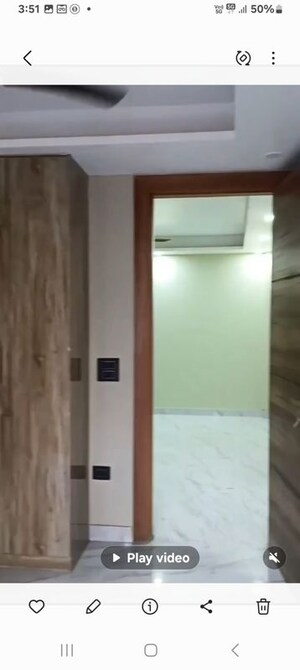 Building Lobby in 3 BHK Builder Floor at Malviya Nagar – for Sale