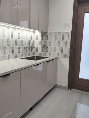 Kitchen in 3 BHK Builder Floor at Malviya Nagar – for Sale