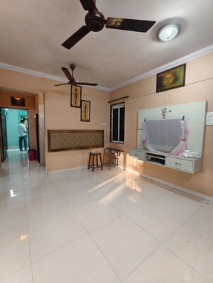 Living Room in 2 BHK Apartment at Swastik Residency 1, Ghodbunder Road – for Rent