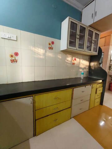Kitchen in 2 BHK Apartment at Swastik Residency 1, Ghodbunder Road – for Rent