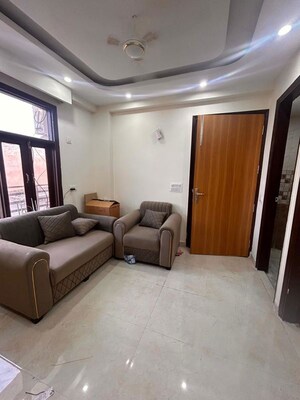 Living Room in 2.5 BHK Builder Floor at Chattarpur – for Rent