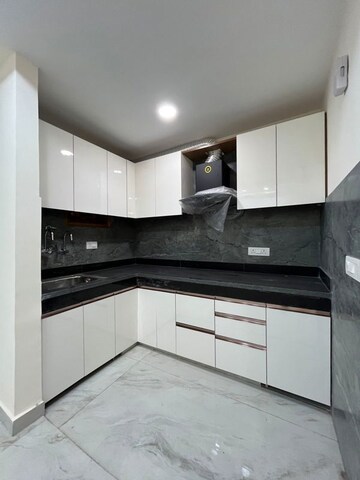 Kitchen in 2 BHK Builder Floor at Rajpur – for Rent