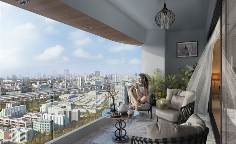 Balcony, wadala 3 Bedroom 1239 Sq.Ft. Apartment In Wadala Mumbai 10102285