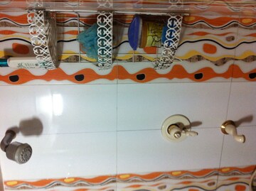 Attached Bathroom in 2 BHK Apartment at Namaskar Apartment, Santacruz East – for Rent