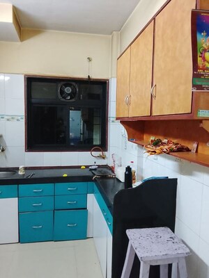 Kitchen in 1 BHK Apartment at Guru Vihar CHS, Vasai East – for Sale