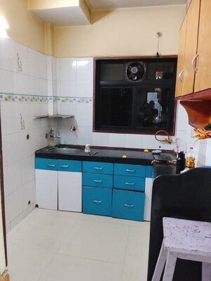 Kitchen in 1 BHK Apartment at Guru Vihar CHS, Vasai East – for Sale
