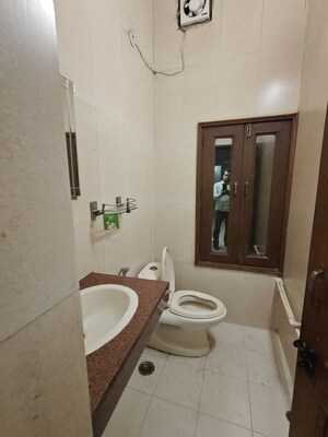 Bathroom in 2 BHK Independent House at Ansal Sushant Lok I, Sector 43 – for Rent
