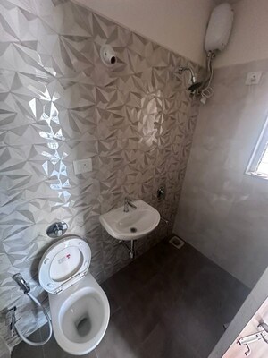 Bathroom in 1 BHK Apartment at Raunak Residency Thane, Pokhran Road No One – for Rent