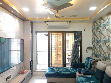 Living Room in 2 BHK Apartment at Unique Greens Ghodbunder Road, Ghodbunder Road – for Rent