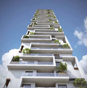 4 BHK Apartment – Exterior View View at Myscape Isle Of Sky, Financial District - for Sale