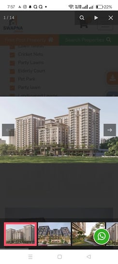 3 BHK + Pooja Room Apartment For Sale in Om Sree Prithvi