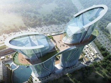 Bathroom in  Office Space at Bhutani Astrathum, Tech Zone 7 Greater Noida – for Sale