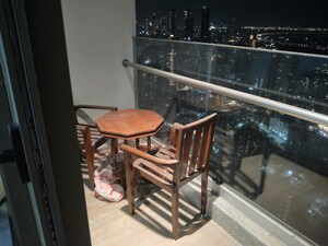 Balcony in 3 BHK Apartment at Prestige Jasdan Classic, Mahalaxmi – for Rent