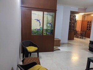 Living Room in 3 BHK Apartment at Ram Nisarga, Kaggadasapura – for Rent