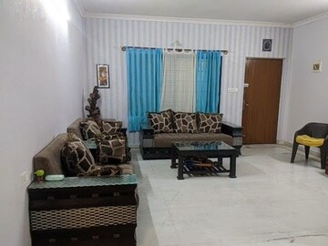 Living Room in 3 BHK Apartment at Ram Nisarga, Kaggadasapura – for Rent