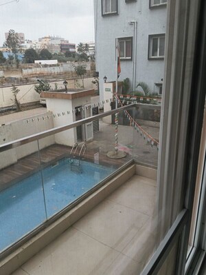 Balcony in 3 BHK Apartment at Sethna Power Tower, Hennur – for Rent