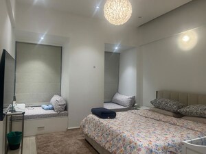 Living Room in 3 BHK Apartment at Indiabulls Sky, Lower Parel – for Rent
