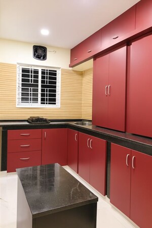 Kitchen in 2 BHK Builder Floor at Kondapur – for Rent