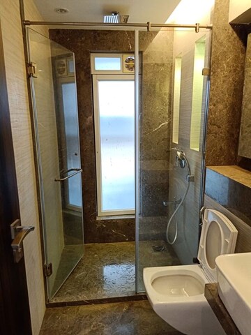 Bathroom in 3 BHK Apartment at AP Florence, Khar West – for Rent