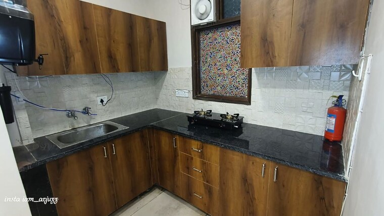 Kitchen, lajpat nagar ii 1 Bedroom 1000 Sq.Ft. Builder Floor In Lajpat Nagar ii Delhi 10102539