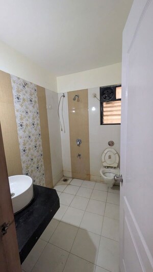 Bathroom in 2 BHK Apartment at Unicons Nirmitee Echinus Court, Balewadi – for Rent