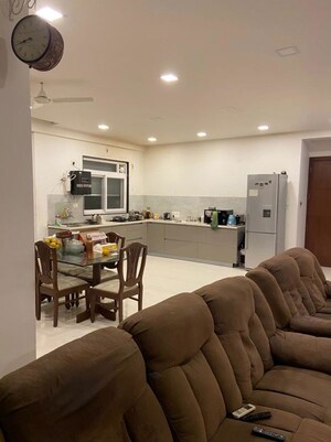 Living Room in 4 BHK Apartment at Skywards Riviera Valentina, Baner – for Rent