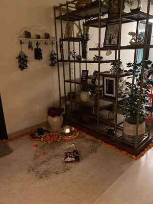 Living Room in Studio Villa at SS Aaron Ville, Sector 48 – for Rent