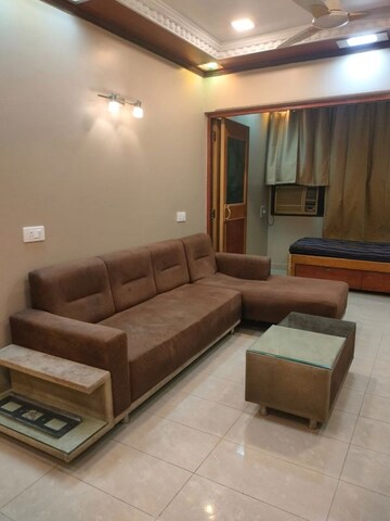 Living Room in 1 BHK Apartment at Om Saidham Apartment, Vashi Sector 17 – for Rent