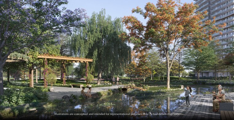 Garden, emaar-serenity-hills 3 Bedroom 1700 Sq.Ft. Apartment In Sector 86 Gurgaon 10102649